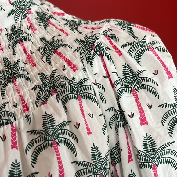 Like new Boden palm tree blouse - Picture 3 of 15